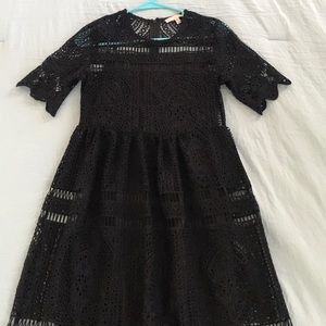 Anthropologie “Eri & Ali” black dress.